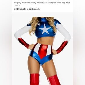 Women's Pretty Patriot Costume (NEW)